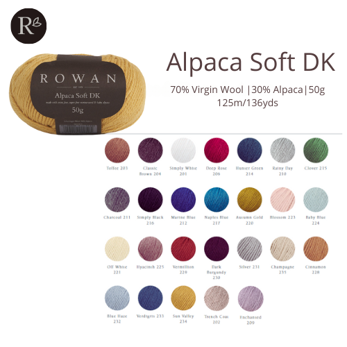 ROWAN Alpaca Soft DK cod: 9802210