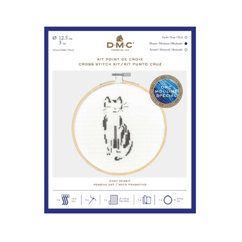 Набор "Задумчивый кот" DMC BK-1881