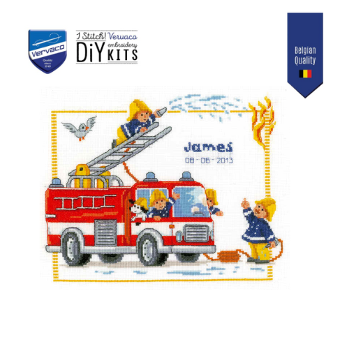 Набор "Пожарная бригада» Vervaco PN-0145601