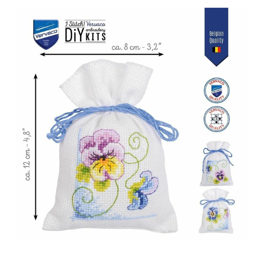 Мини набор  Фиалки Vervaco PN-0145101