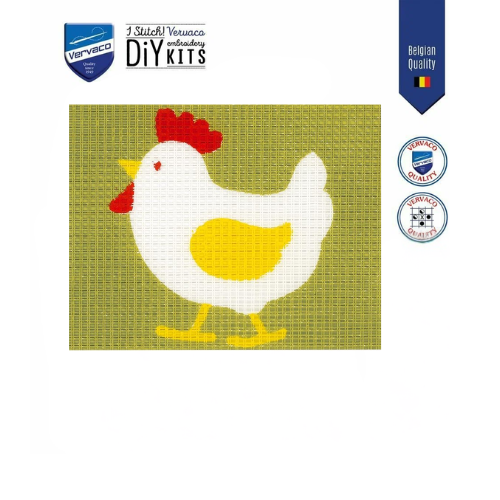 Набор для начинающих "Белый цыплёнок" Vervaco PN-0148042