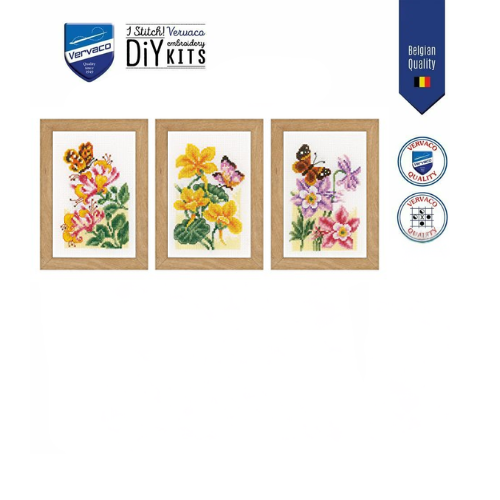 Набор для вышивания "Бабочки" Vervaco PN-0156498