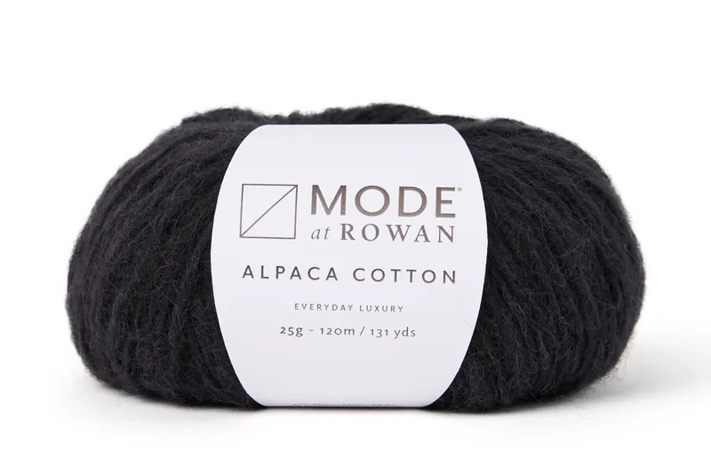 ROWAN Mode Alpaca Cotton Noir