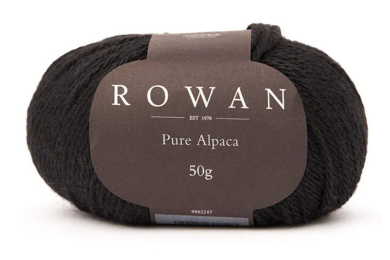 ROWAN Pure Alpaca Noir