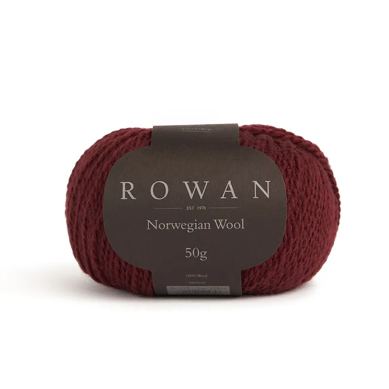 ROWAN Norwegian Wool Red Velvet