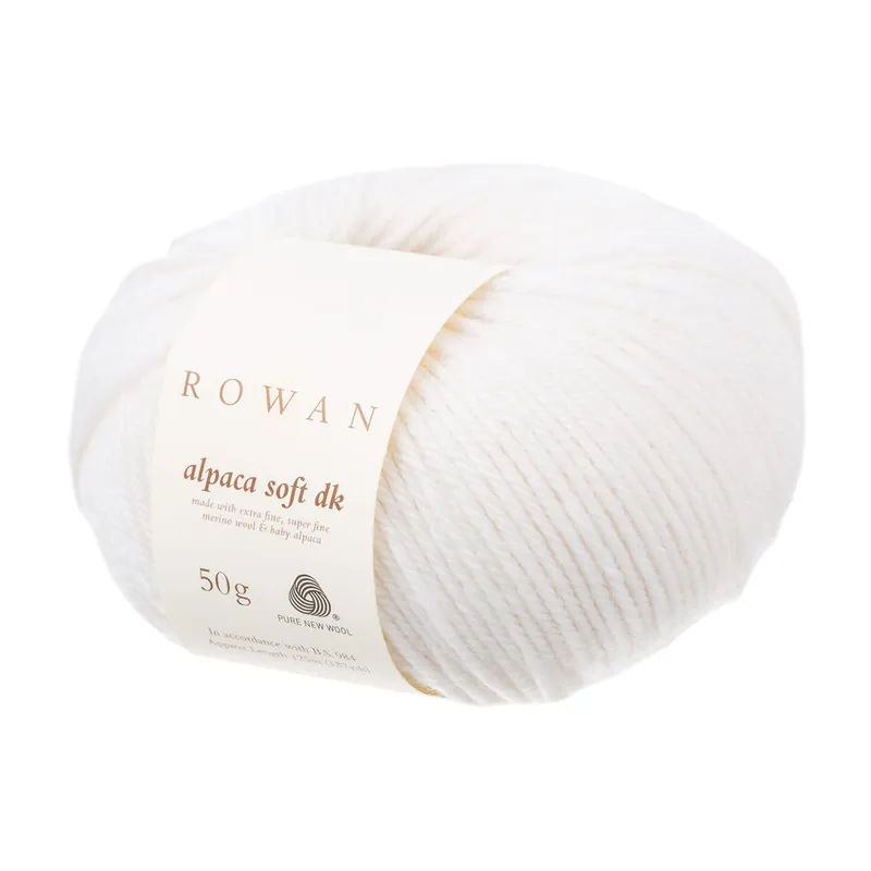 ROWAN Alpaca Soft DK Simply White