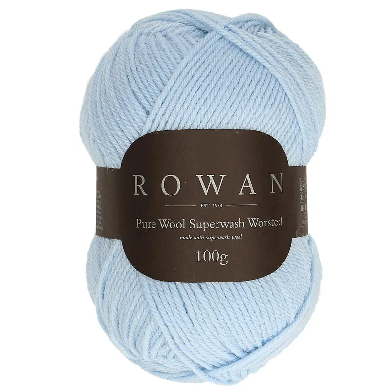 ROWAN Pure Wool Superwash Worsted Sky