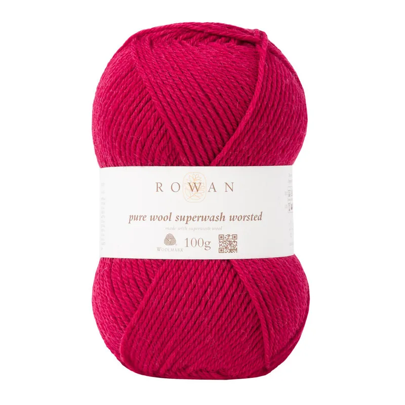ROWAN Pure Wool Superwash Worsted Rich Red