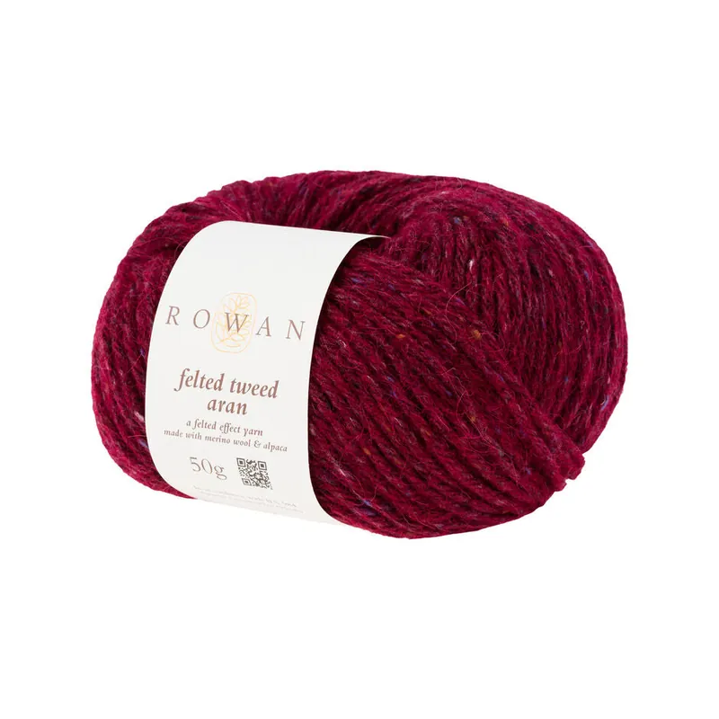 ROWAN Felted Tweed Aran Cherry