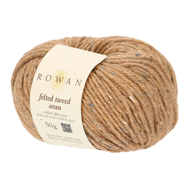 ROWAN Felted Tweed Aran Camel