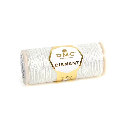 Fir metalizat DMC Diamant White