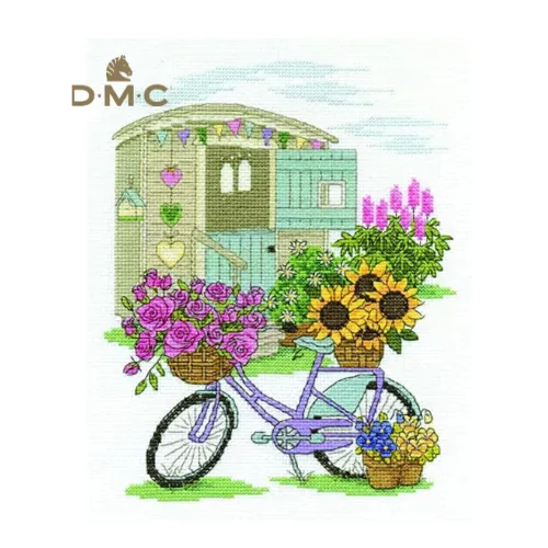 Set "Bicicletă cu flori" DMC