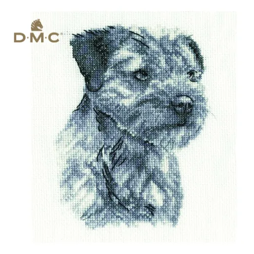 Set "Border terrier" DMC